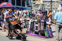 Padstow on a busy summers day in July 2020